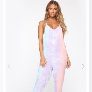 Tye Dye Jumpsuit- Size Small
